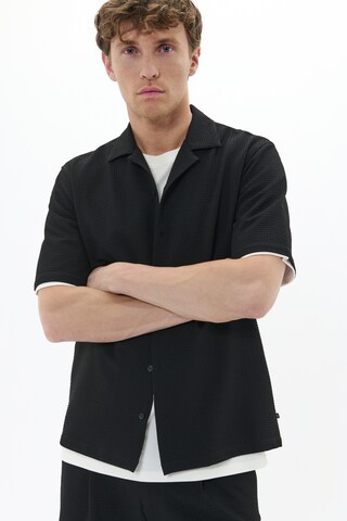 Matinique Regular fit Overhemd in Zwart