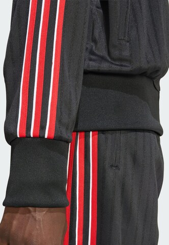 ADIDAS ORIGINALS Sweatjacke 'Firebird' in Schwarz