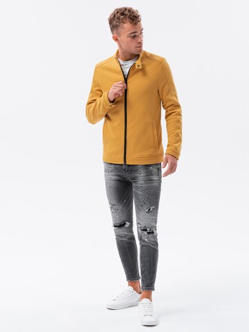 Ombre Zip-Up Hoodie 'B1071' in Yellow