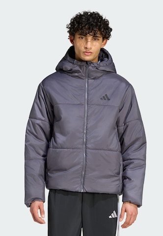 Veste de sport 'Essentials' ADIDAS SPORTSWEAR en gris : devant