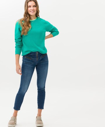 BRAX Sweater 'Lesley' in Green: front