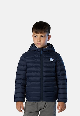 North Sails Winterjas 'Explorer' in Blauw: voorkant