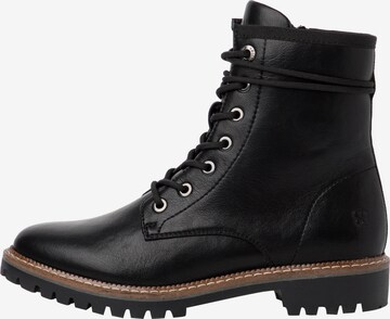 s.Oliver Lace-Up Ankle Boots in Black