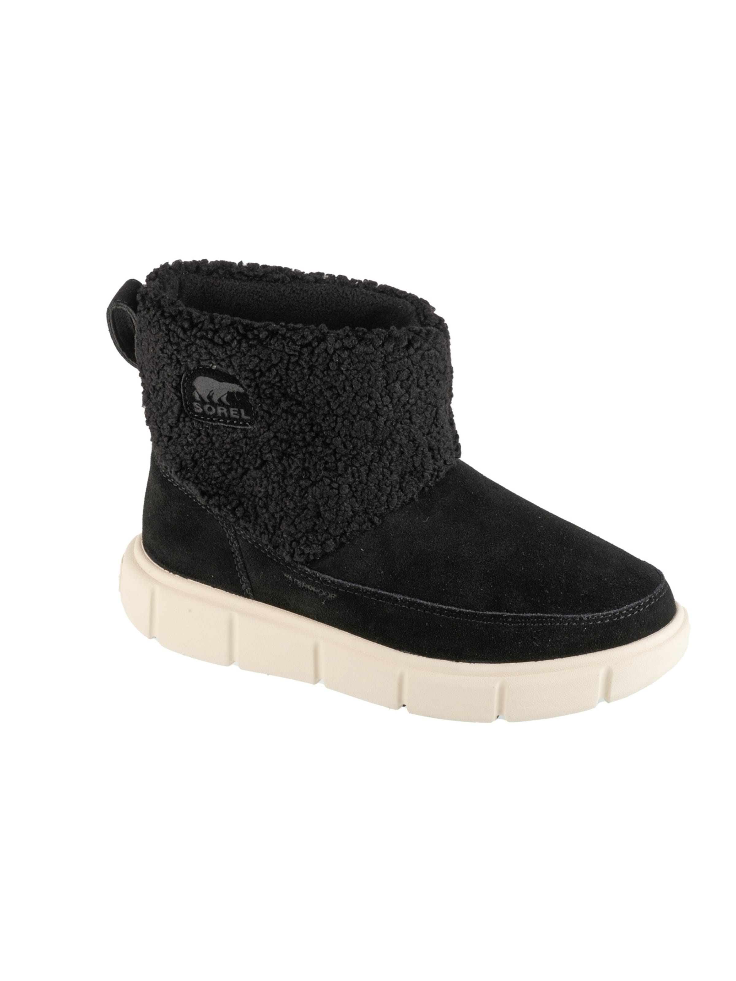 SOREL Boots 'Explorer III Slip-on Cozy WP' in Black: front