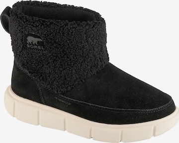 SOREL Boots 'Explorer III Slip-on Cozy WP' in Schwarz: Vorderseite
