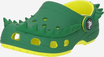 Crocs Sandaalid 'Classic', värv roheline: eest vaates