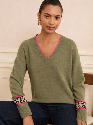 love & rosesPulover - zelena boja