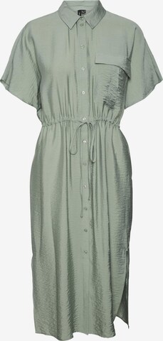 VERO MODA Shirt Dress 'IRIS' in Green: front