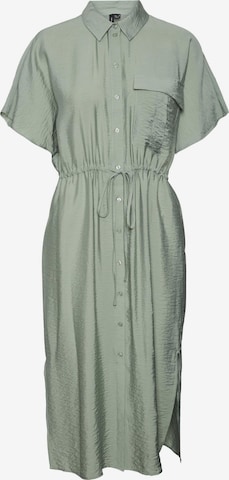 VERO MODA Blusenkleid 'IRIS' in Grün: Vorderseite