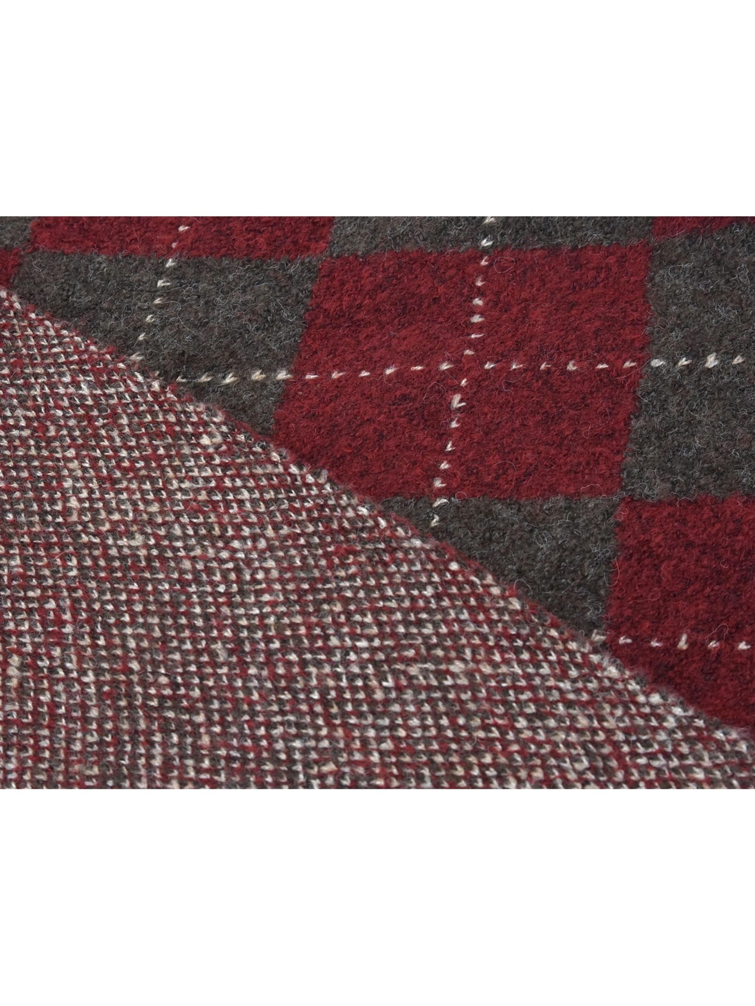 styleBREAKER Tuch 'Strick Dreieckstuch mit Argyle Muster & Wendeseite'‌‌‌‌‌‌ in Rot