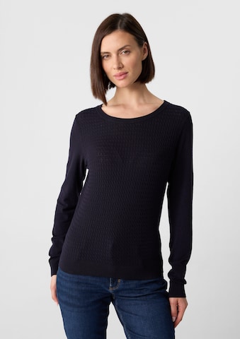Pull-over COMMA en bleu : devant