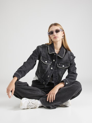 Tommy Jeans Φθινοπωρινό και ανοιξιάτικο μπουφάν 'CLAIRE' σε μαύρο