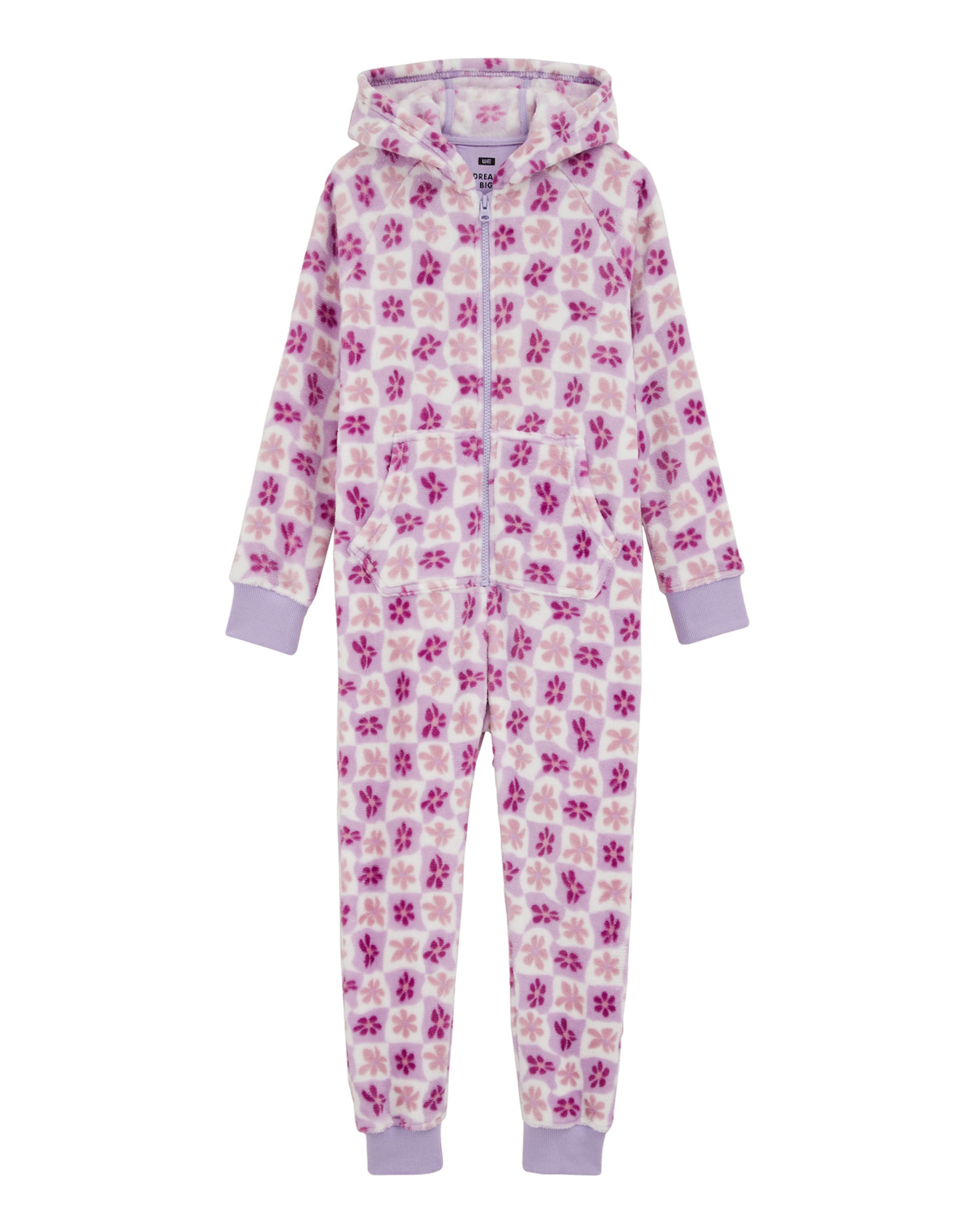 WE Fashion Пижама в Лиловый: спереди