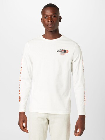 THE NORTH FACE Functioneel shirt in Wit: voorkant