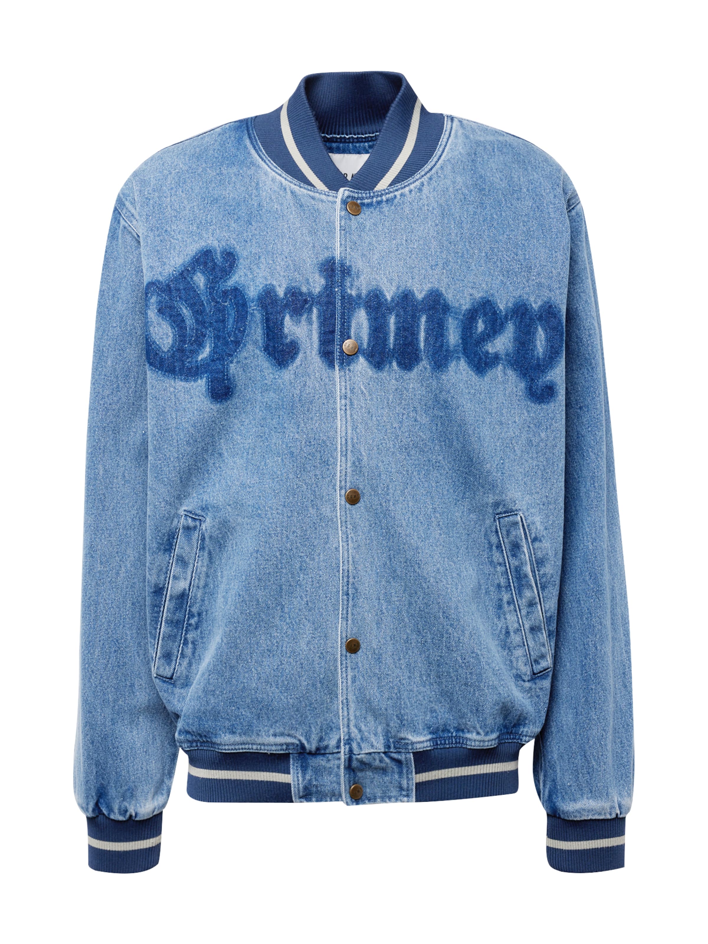 Grimey Kevad-sügisjope 'CAUSING PANIC', värv sinine: eest vaates