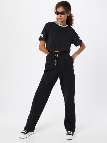 About You x Ellesse Wide leg Trousers 'Savannti' in Black