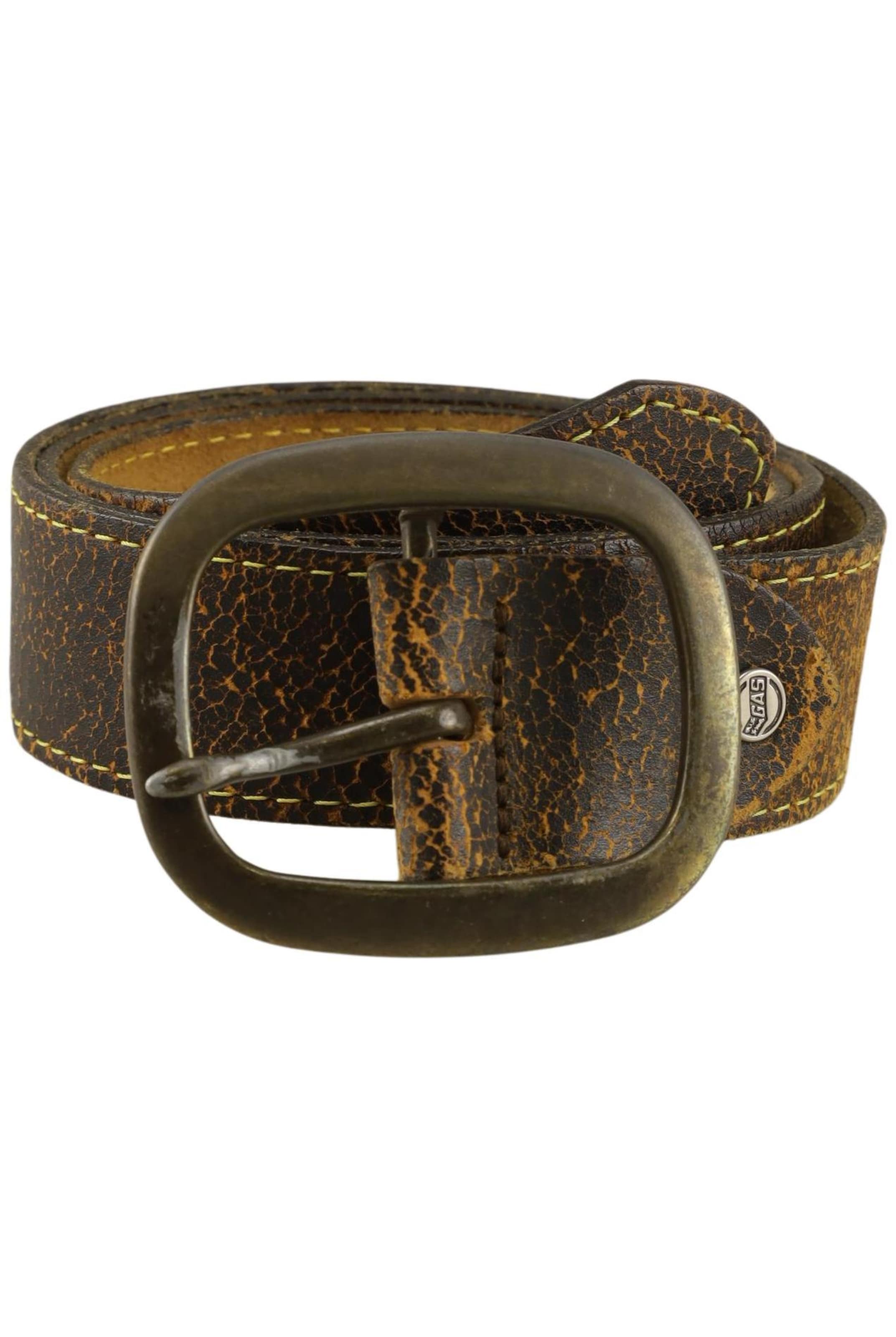 GAS Belt & Suspenders in One size in Brown: front