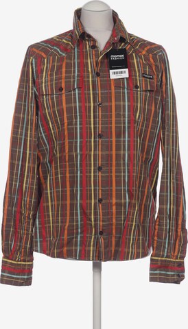 Maloja Button Up Shirt in M in Brown: front