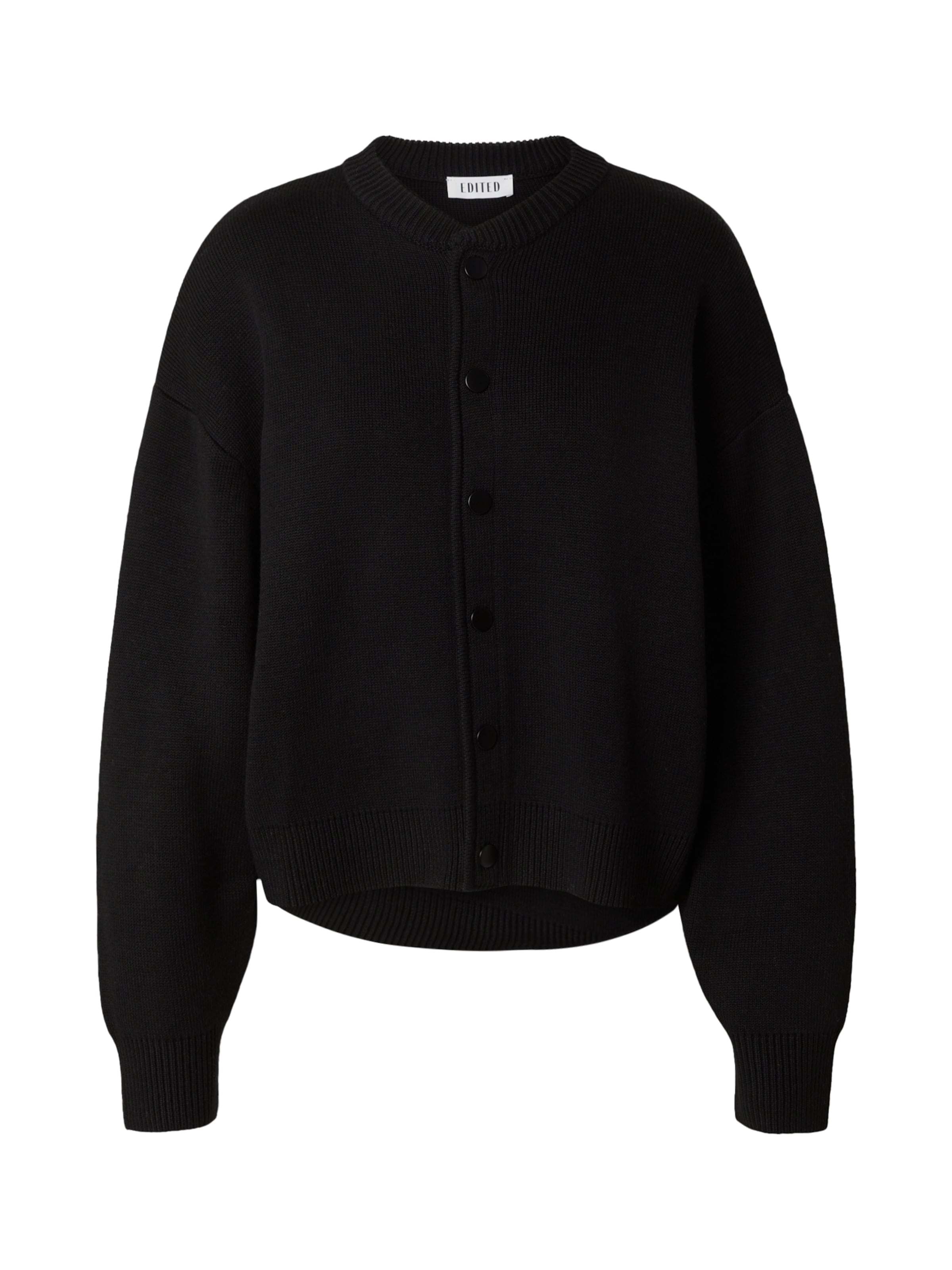 EDITED Πουλόβερ 'Aniela' σε μαύρο: μπροστά