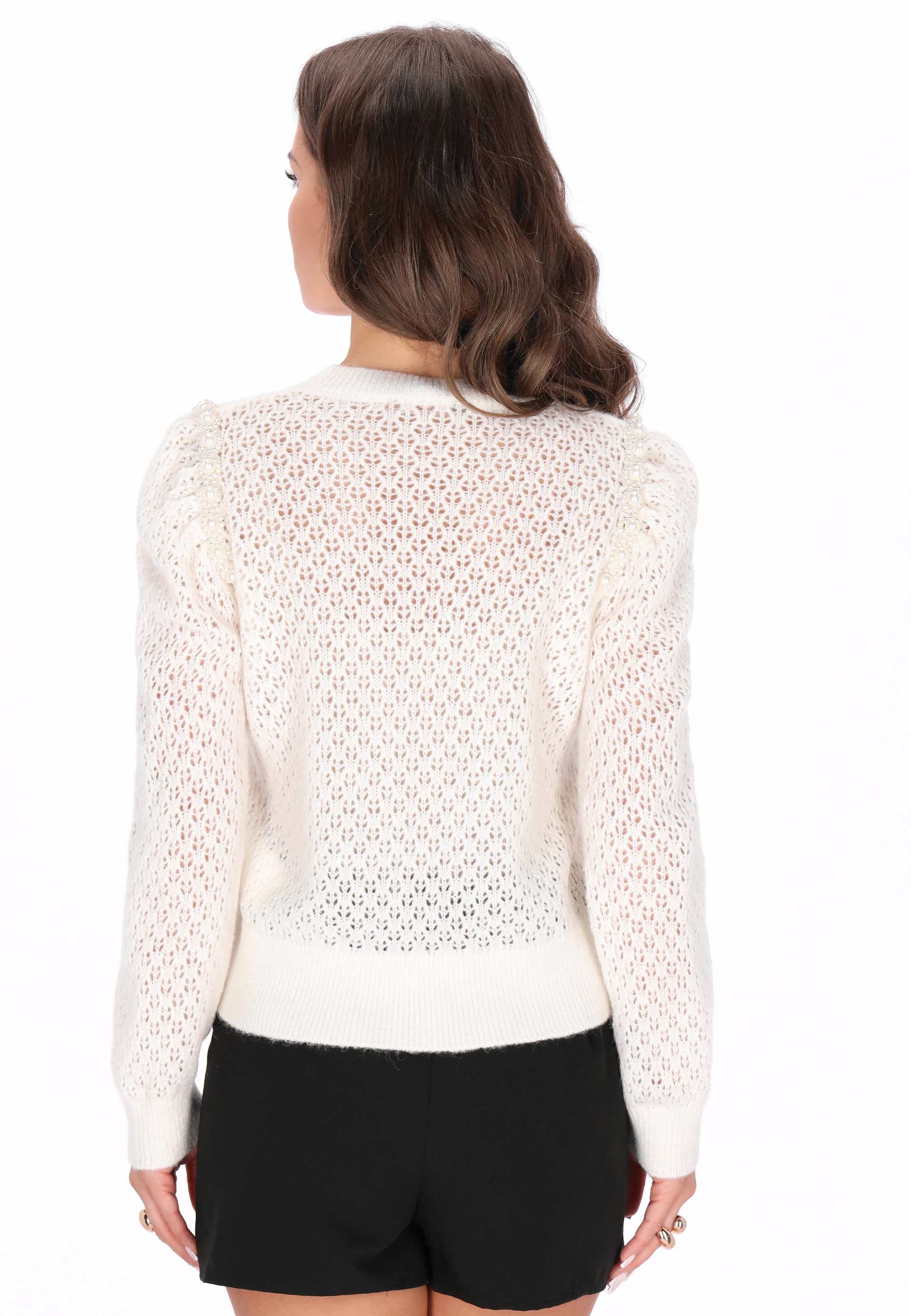 Pull-over faina en blanc