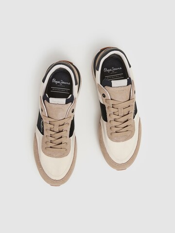 Pepe Jeans Sneakers 'Buster Tape' in Beige