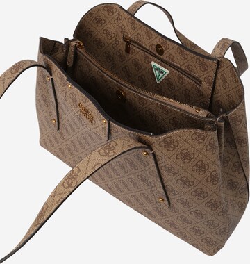 GUESS Shoulder Bag 'Brenton' in Brown