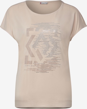 STREET ONE T-Shirt in Beige: predná strana