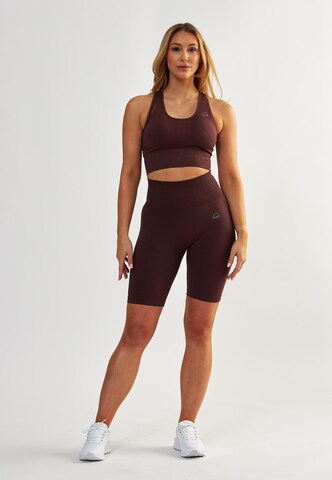 BeShaped Regular Sportbroek in Bruin