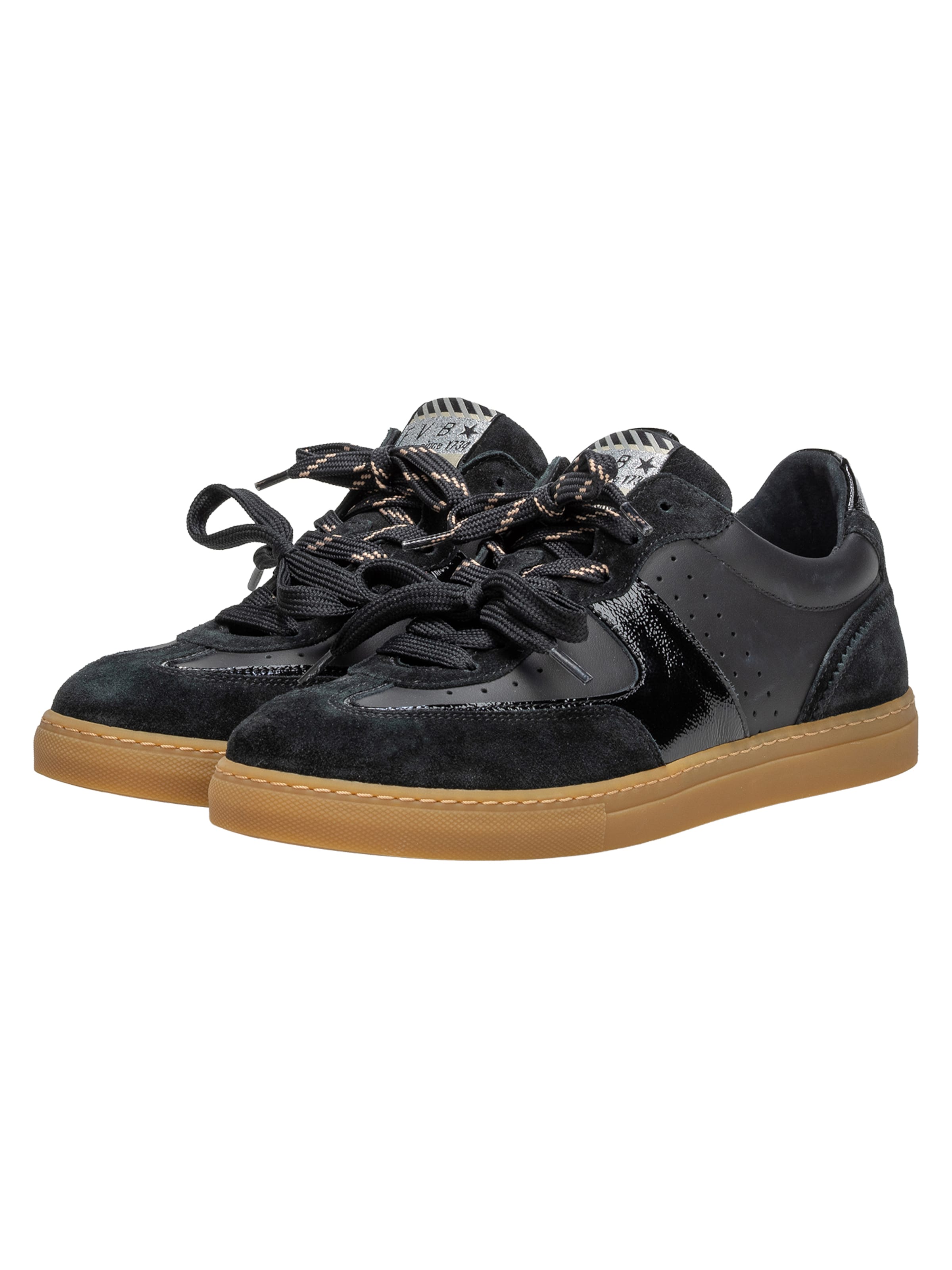 Floris van Bommel Platform trainers 'Minni 04' in Black