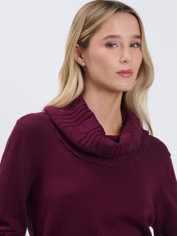 Influencer Pullover in Lila