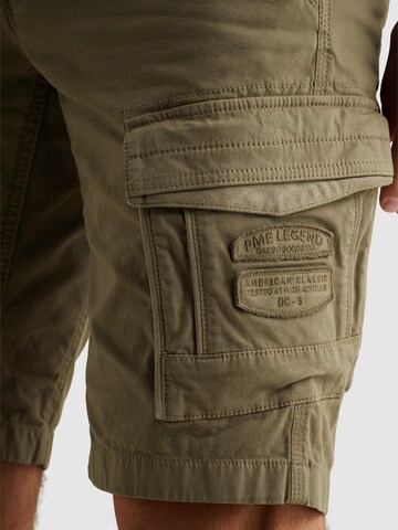 PME Legend Regular Housut 'Rotor regular fit cargo shorts' värissä vihreä