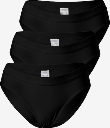 Yenita Slip ' Damen Slips mit elastischem Logobund ' in Zwart: voorkant