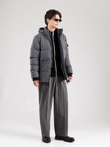 Cars Jeans Зимняя куртка 'CAMDEN' в Серый