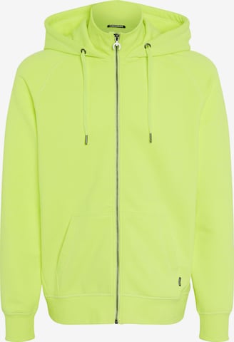 CHIEMSEE Regular fit Zip-Up Hoodie in Yellow: front