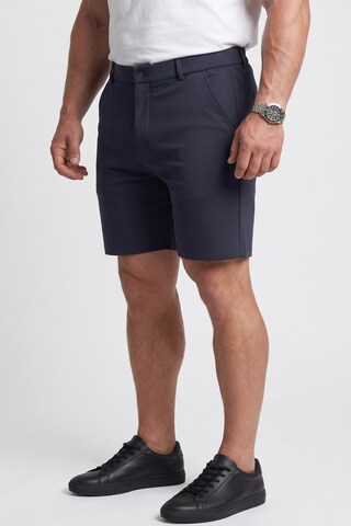 Men Plus Regular Pants in Blue