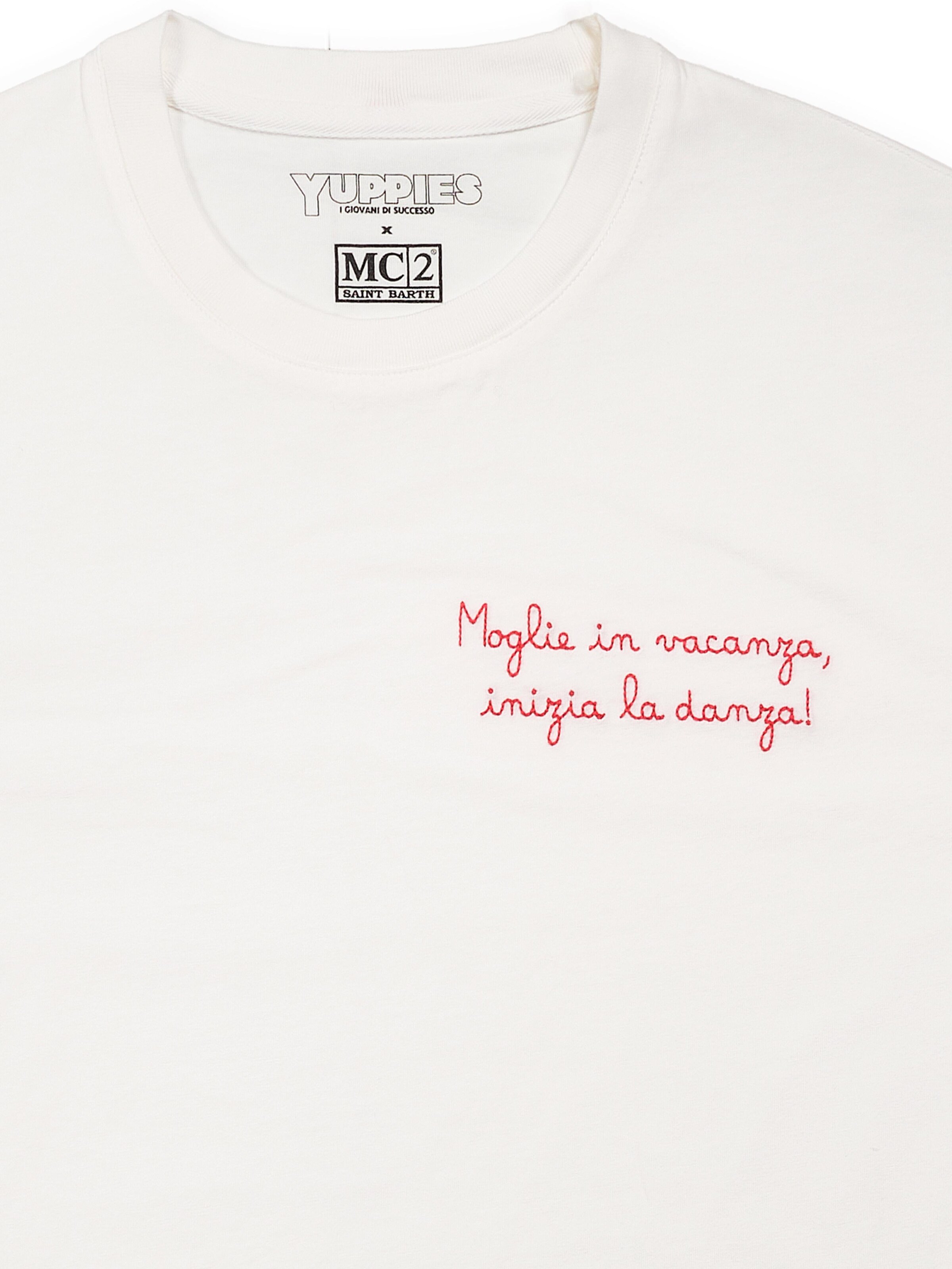 MC2 Saint Barth - Camiseta en blanco