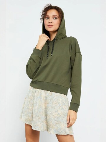 Sweat-shirt Tommy Life en vert