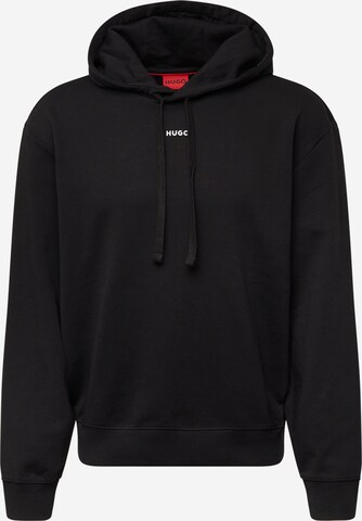 HUGO - Sweatshirt 'Dapo' em preto: frente