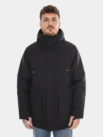 DICKIES Winterjas 'Insulated Puffer Parka Black' in S in de kleur Zwart, Productweergave