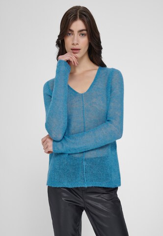 Pull-over Uta Raasch en bleu : devant