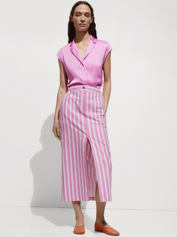 MANGO Blouse 'SASSA' in Pink