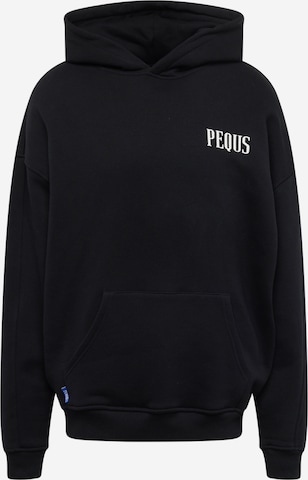 Pequs - Sweatshirt em preto: frente