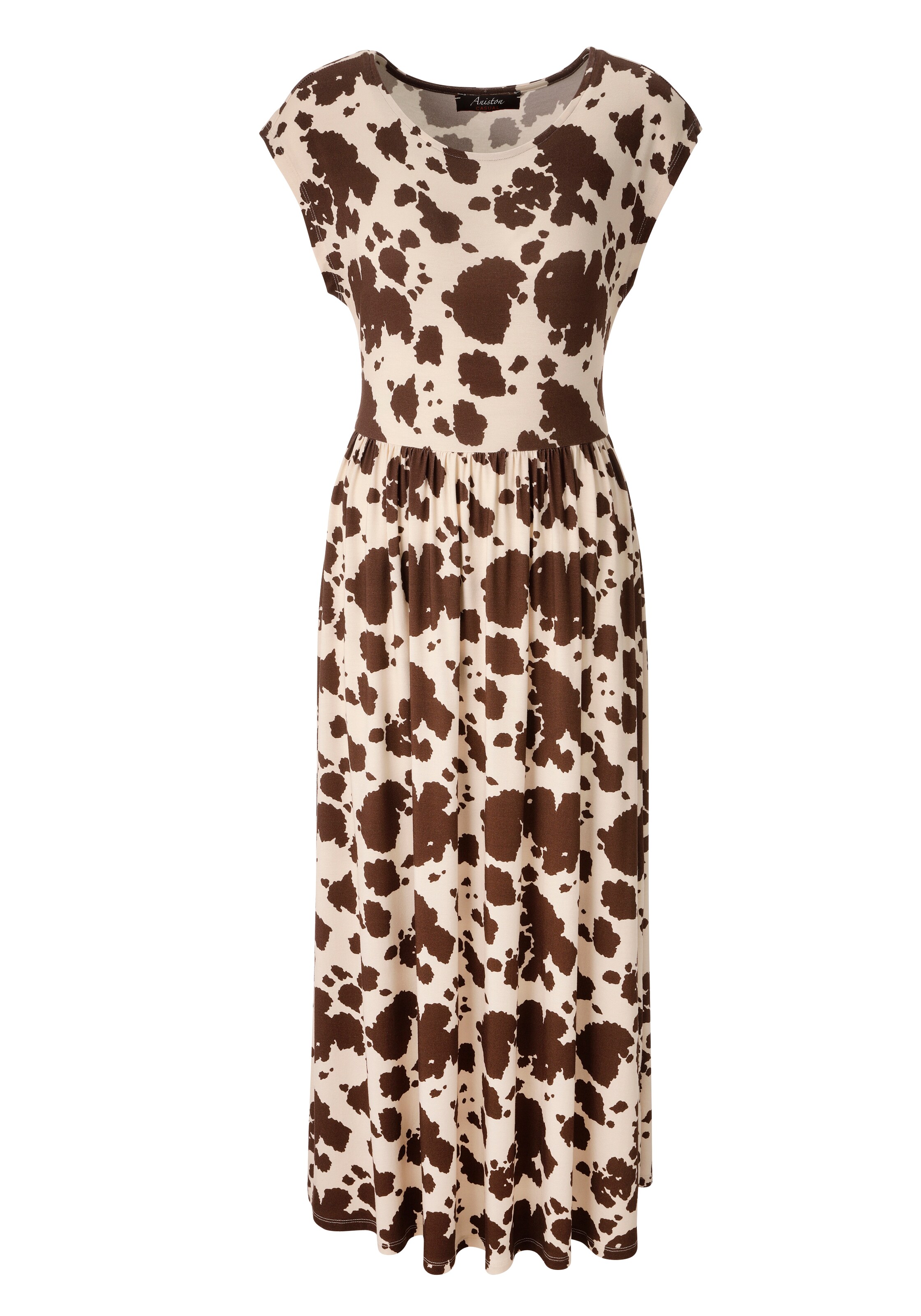 Aniston CASUAL Kleid in Braun: Vorderseite