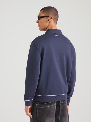 Calvin Klein Jeans Mikina – modrá