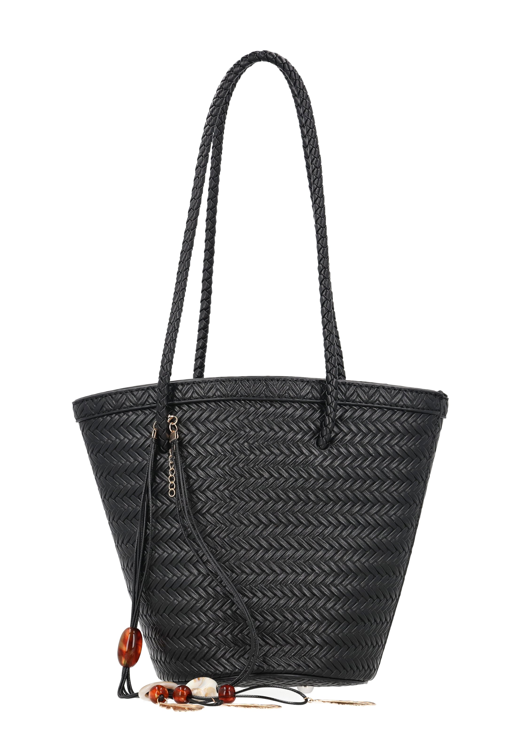 faina - Bolso de mano en negro: frente