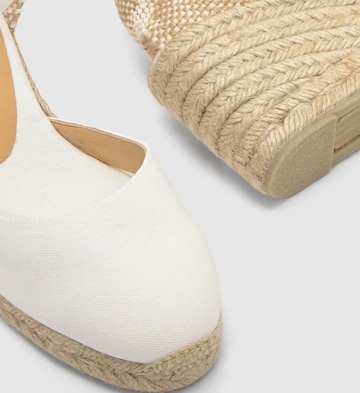 Espadrilles 'Carol' Castañer en blanc