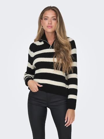 ONLY - Pullover 'Leise Freya' em preto: frente