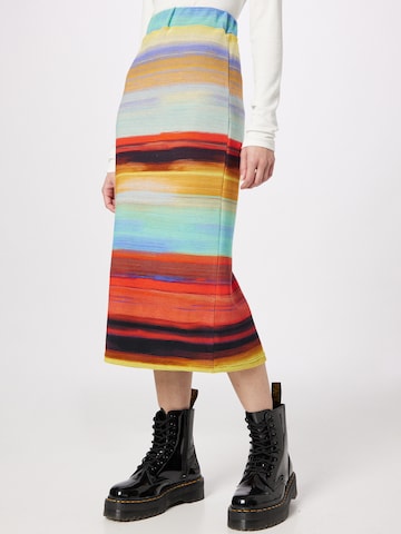 Warehouse Skirt in Mixed colors: front