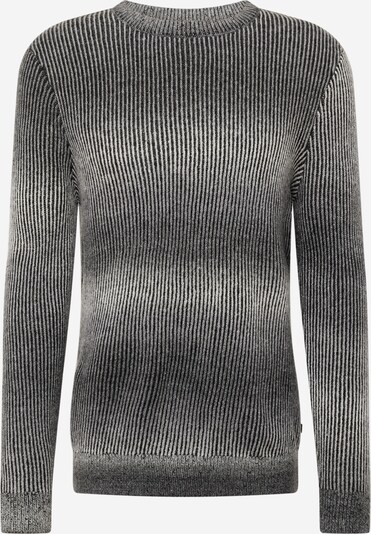 QS Pull-over en anthracite / gris clair, Vue avec produit