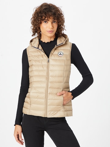 Gilet 'MALI' JOTT en beige : devant